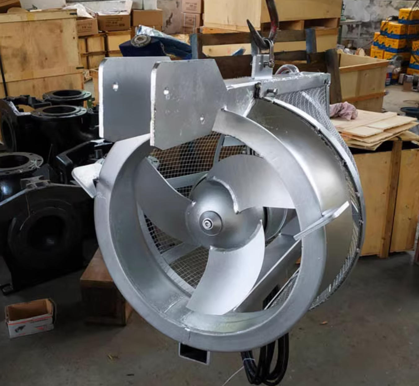 南京藍(lán)寶石環(huán)保與陽(yáng)新某水務(wù)公司合作-QHLB潛水回流泵應(yīng)用案例